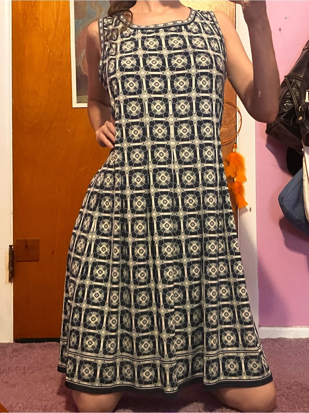 Max Studio Patterned Dress - Picture 2 of 4